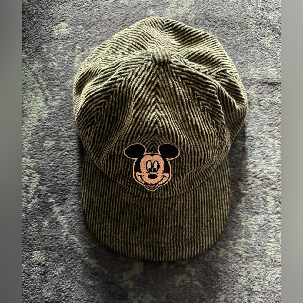 Vintage Disney Mickey corduroy SnapBack Hat